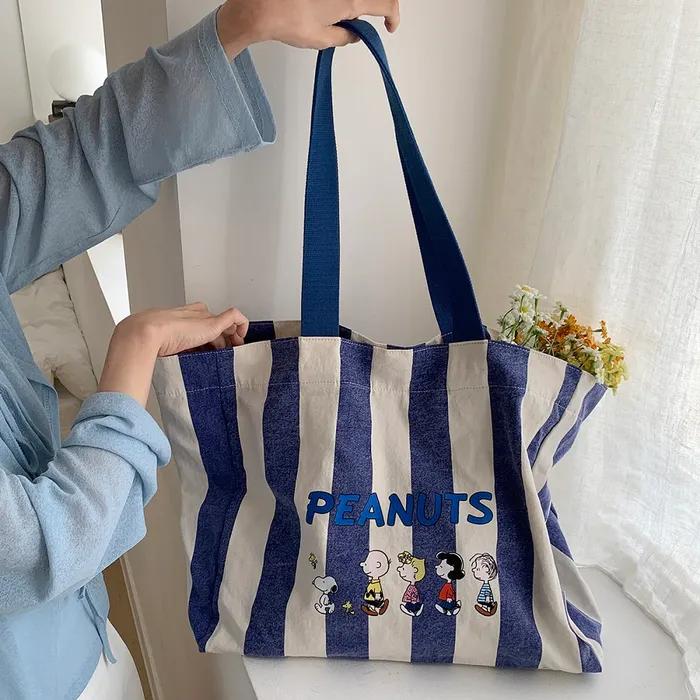 Peanuts Offiziell lizenziert Snoopy Umhängetasche_Stück Shopper