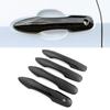 For Toyota Camry 2018-2026 Corolla -2025 Avalon Prius Glossy Piano Black Exterior Door Handle Cover Trim Anti Scratch Caps