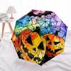 Aquarell Kürbisse Spinne Fledermaus Runder Aufkleber Decal Laptop Handy Auto Dekoration RegenschirmY212
