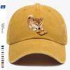 pc Shiba Inu Eating Taiyaki Fun Print Baseball Cap Cute And Adorable Design Unisex Adjustable Size Suitable for Daily Outing