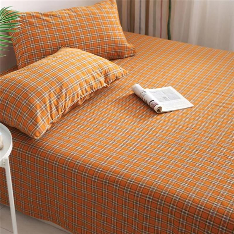 

Комплект постельного белья в корейском стиле ленивого клубничного цвета, пододеяльник, простыня, четыре предмета, простыня для общежития, простыни, кровать L One pillowcase Pumpkin Lattice