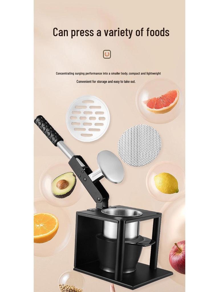 Durable Hand Press Juicer for Home and Commercial Use