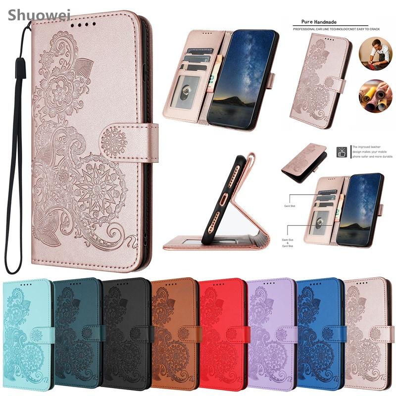 For Samsung Galaxy Note 8 9 10 Lite 20 X Cover 4 4S 5 6 7 Pro 5G Phone Case Card SlotLeather Flip Wallet Cover