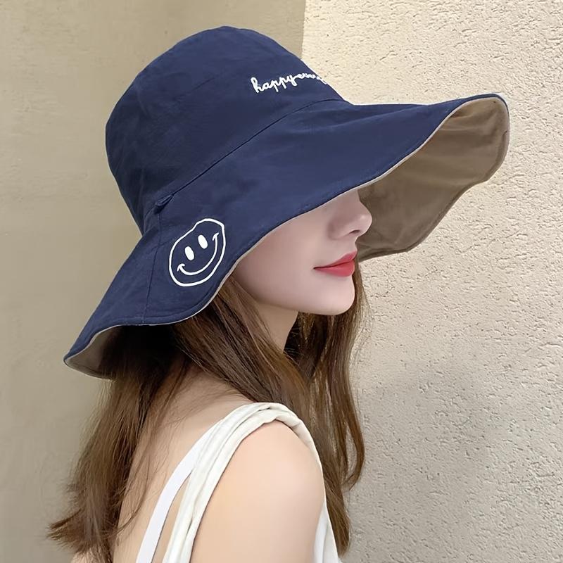 Big brimmed hat female Korean version of the Japanese all-match travel sun hat tide big edge cover face fisherman hat summer