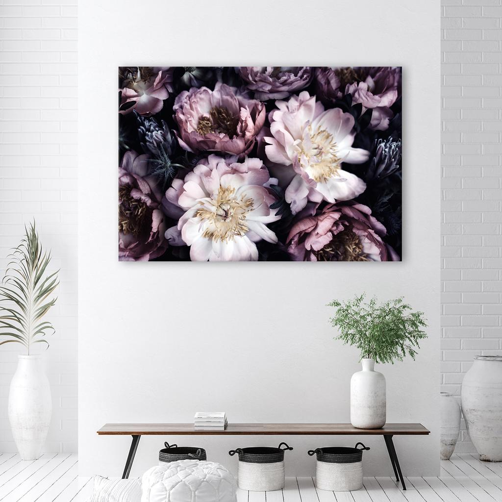 Canvas Print Bouquet of Flowers Vintage Garden
