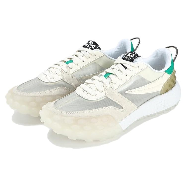 Fila Gara Low Top Running Shoes Men's White Green F12M323101FVW