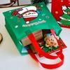5/10Pcs Cute Christmas Non-Woven Tote Bags Gift Fabric Candy Package Kids Waterproof Storage Reusable Pouch Party Favors
