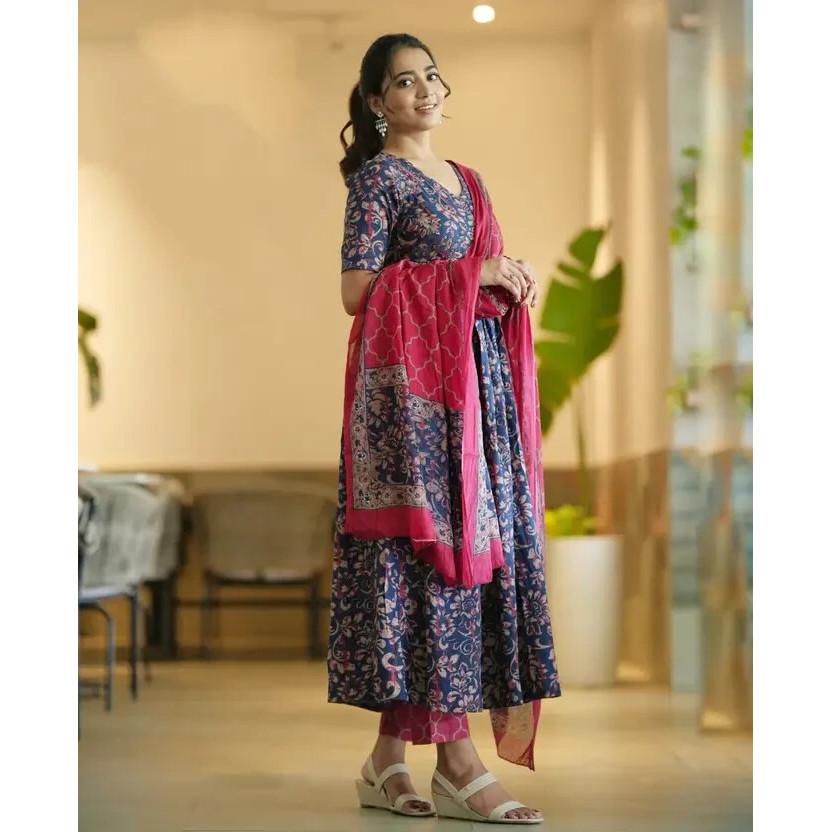 Women Designer Party Wear Rayon Kurta Pant Dupatta Set Salwar Kameez Kurti Dress SC-2244