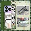 Silicone Wristband Phone Case For ZTE Blade V60 Design/Axon 60 Lite Protective Fashion Design Durable Phone Holder Panda