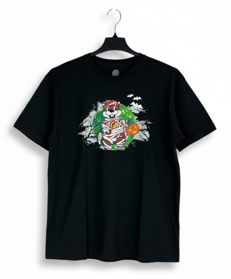 Bucees BUC-EES Boo Crew Halloween T-Shirt Black Shirt Short Sleeve Top Size XL S
