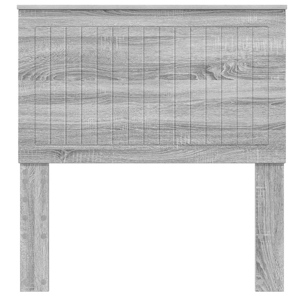 Headboard with Headboard Grey Sonoma 90 Cm Wood Based Material
