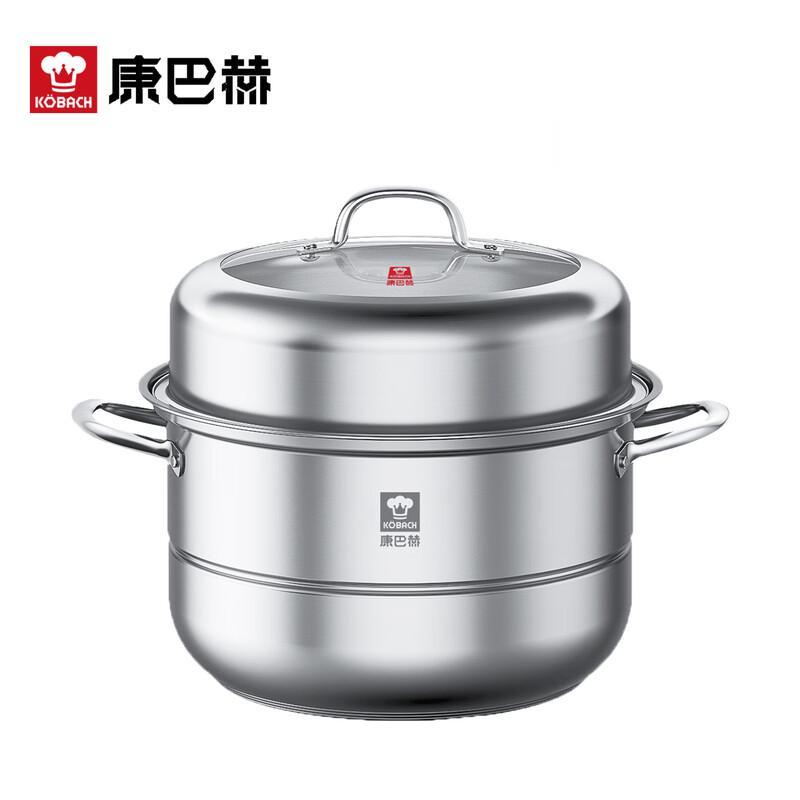 KOBACH 30cm Stainless Steel Steamer Pot