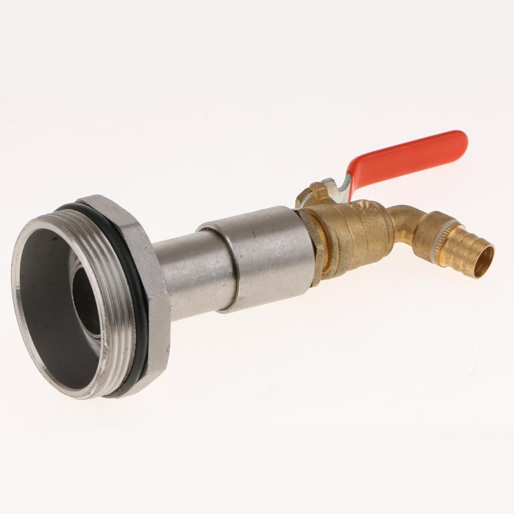 Tank Tap Replacement DN50 Stainless Steel Oil Barrel Faucet for 200L Drum