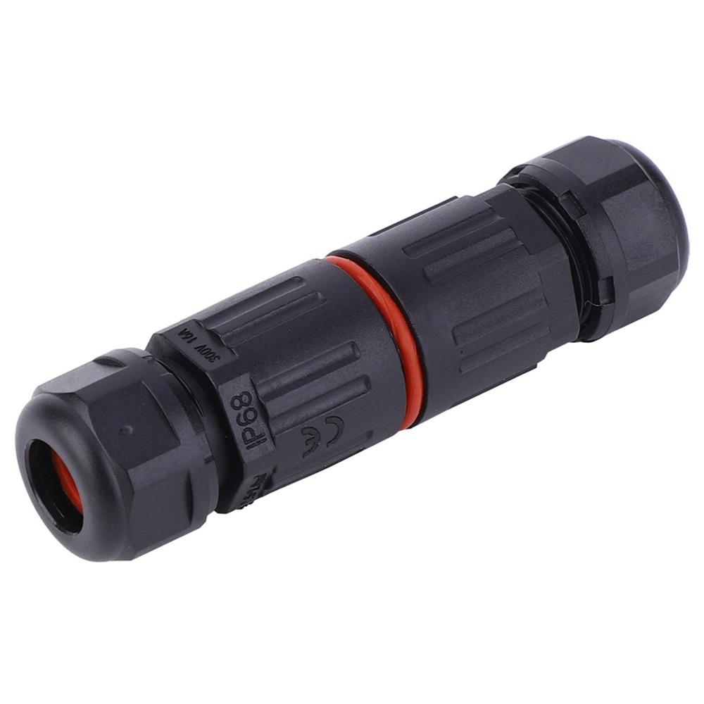 10PCS 0.5mm²~2.0mm² IP68 Waterproof Connector 3Pin Straight Cable Electrical Wire Connector Outdoor Plug Cable Connection