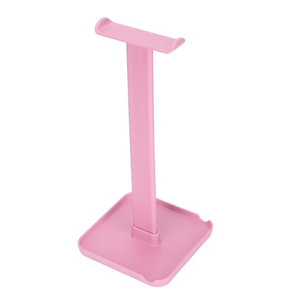 Headphone Stand Multifunctional Space Saving Sturdy Durable Stable Bright Color Headset StandPink