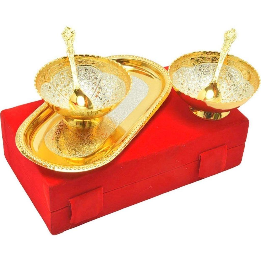 Dünya Alman Gümüş Kase Seti Kraliyet Kadife Kutu Kapsülü