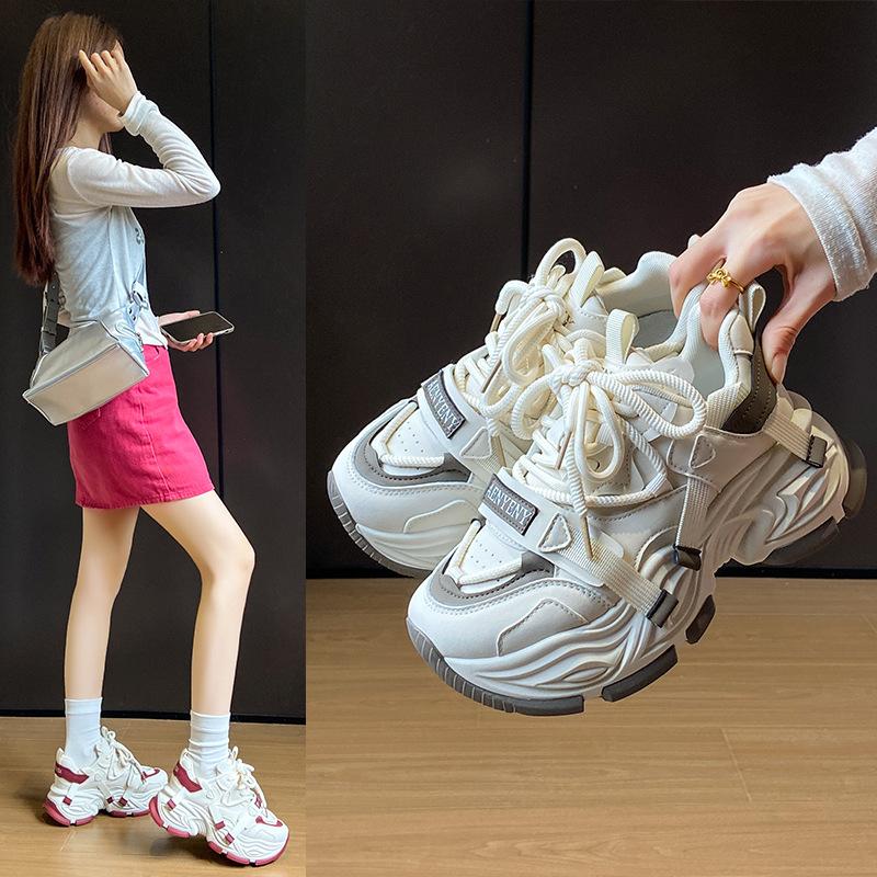 Korean version thick-soled ** dad shoes women 2025 spring **** running shoes casual shoes FB9961