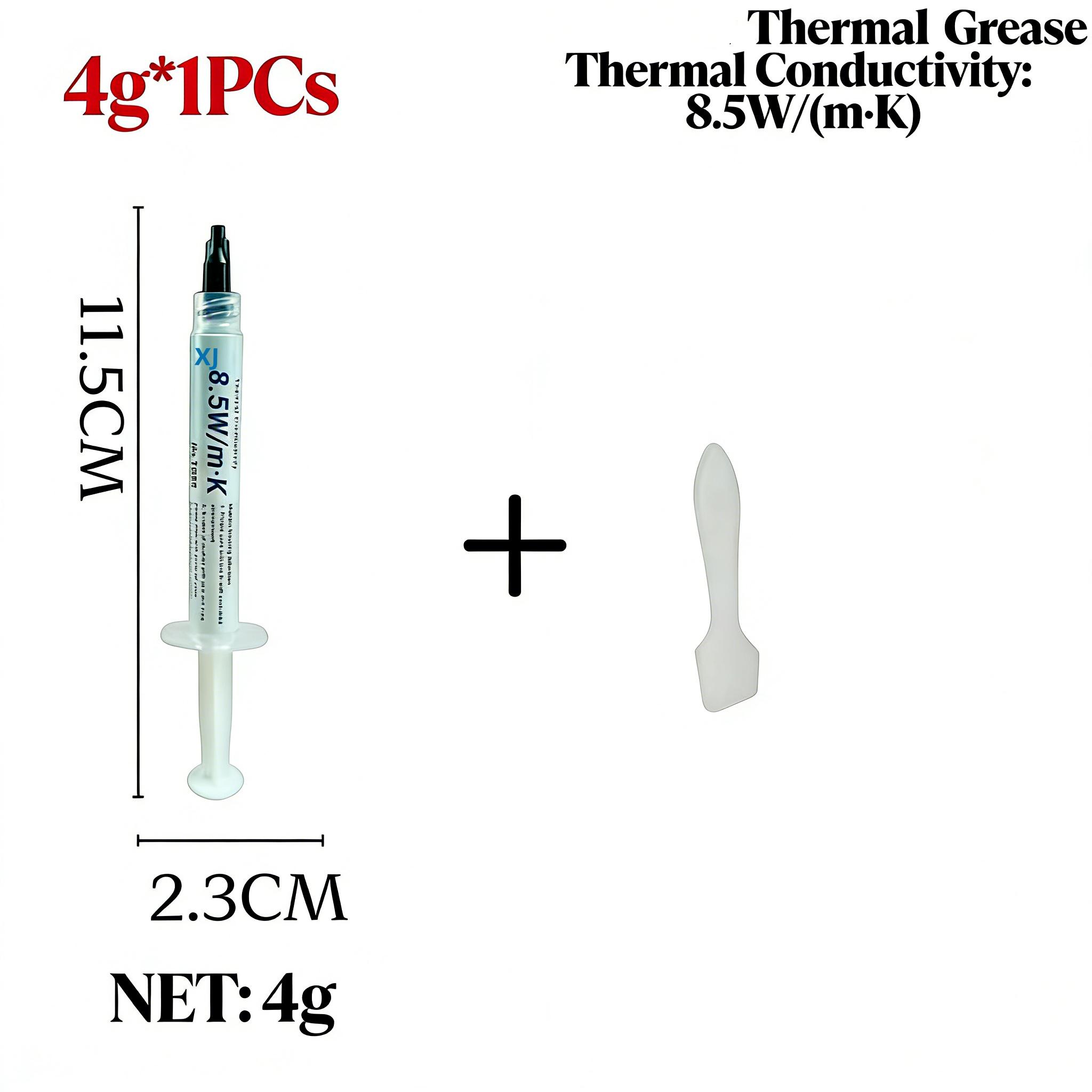 

8.5w/m·k Thermal Paste Heat Conduction Compound Silicone Grease For Computer PC Laptop CPU GPU Video Card 4g Higher than Mx-4