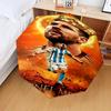 Golden Messi Glory Umbrella Folding umbrella, automatic umbrella 8-Frame for Travel, camping Use Gift for Halloween Christmas
