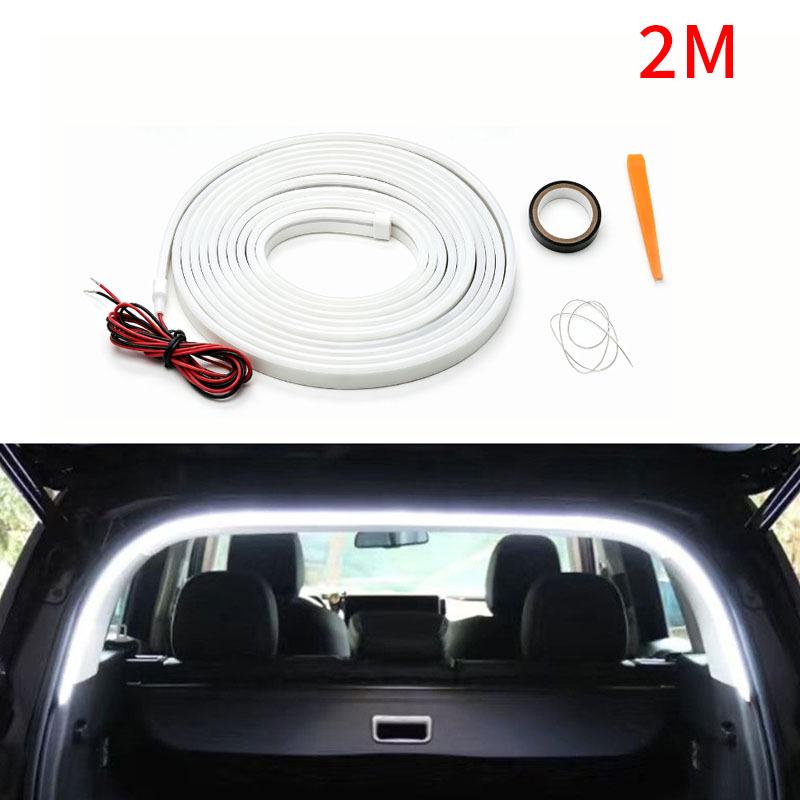 Universal LED Trunk Light Strip with Ambient Lighting, Non-Destructive Power Tap, Fits 99% of Cars