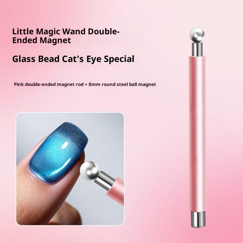 Magnetický nástroj pro kočičí oko Oboustranná magnetická tyčinka pro nail art Pro DIY magnetický kočičí oko gel Speciální nástroj na nehty Francouzský nehet UV magnetický