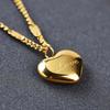 Charming Heart Love Pendant Necklace For Women Stylishly Crafted From Titanium Steel