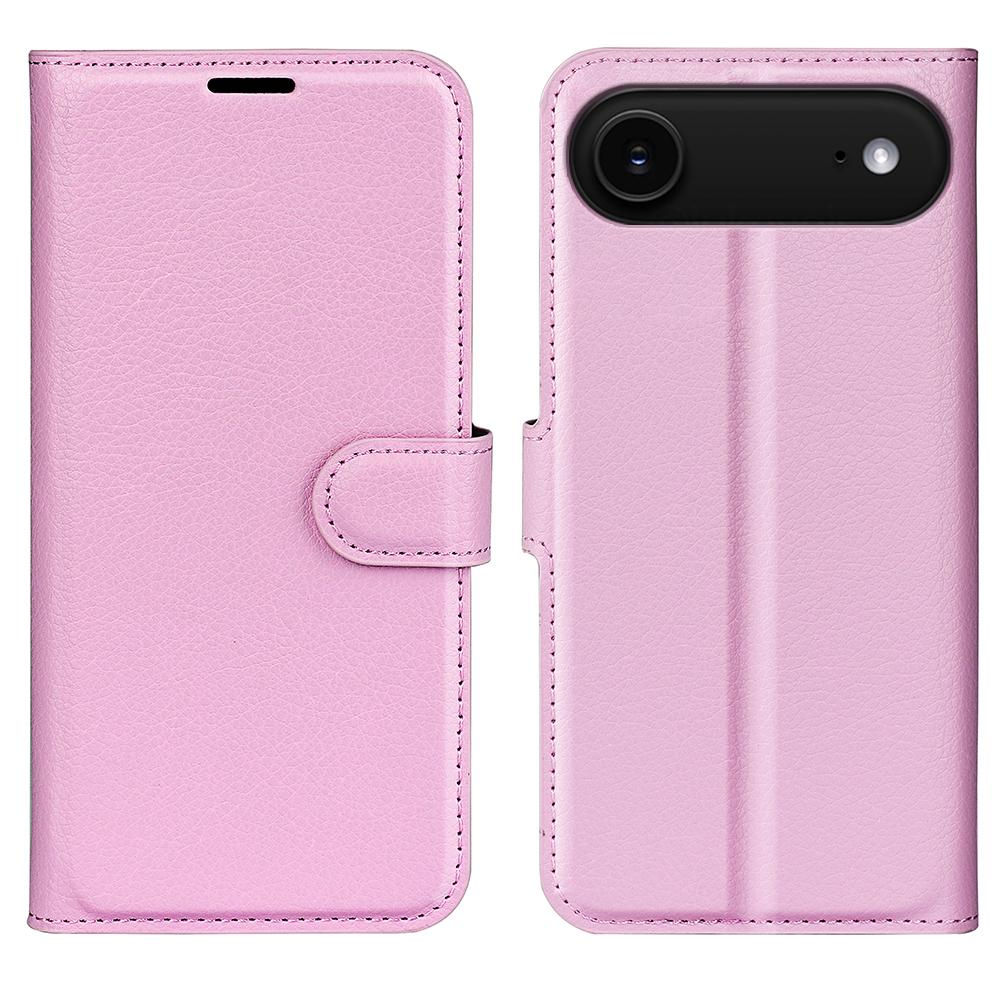 For iPhone Air Wallet Case Litchi Texture Shockproof Leather Flip Stand Phone Cover