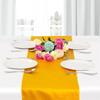 Satins Table Runners Solid Color 12x108Inch Elegant Decoration for Wedding Birthday and Banquets Event