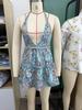 Women's 2026 Summer Bohemian Geometric Print Backless Spaghetti Strap Dress