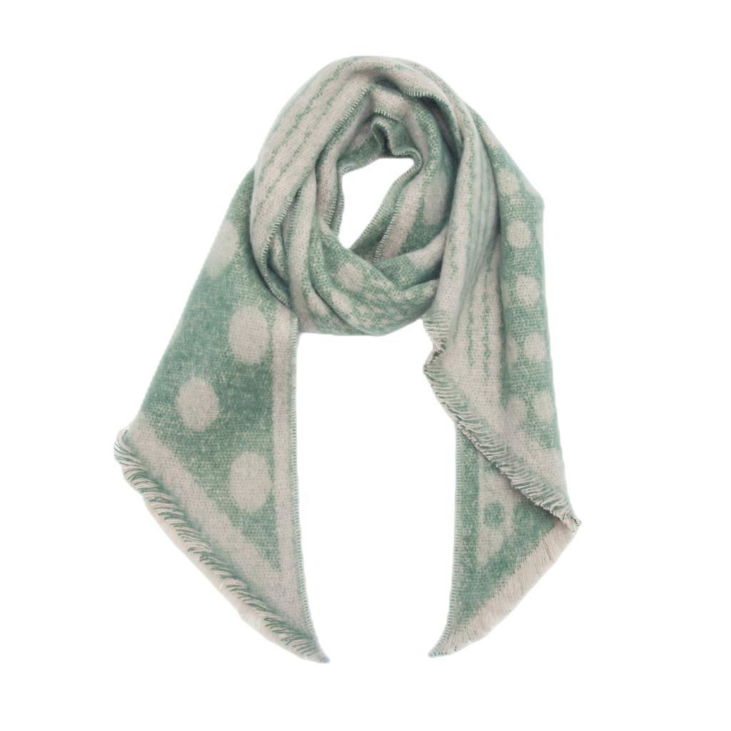 Autumn Winter Warm Shawl Women's Thick Polka Dot Scarf