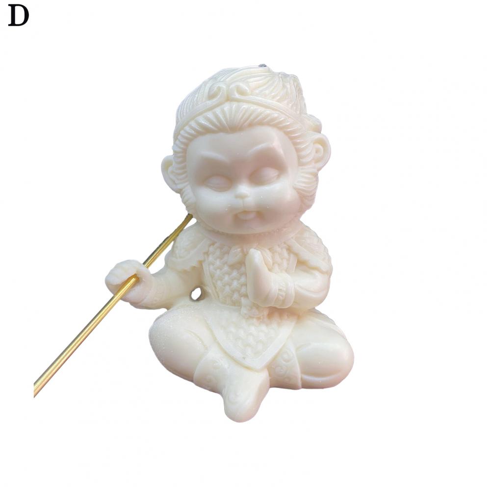 Sun Wukong Wystrój Domu Posąg Sun Wukonga Ręcznie Rzeźbiona Figurka Wukonga z Taguy Wykwintna Rzeźba Wielkiego Równego Niebu na Biurko