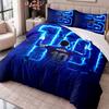 Messi 3Pcs Bedding Set Duvet Cover With Two Pillowcases For Bedroom Home Decoration