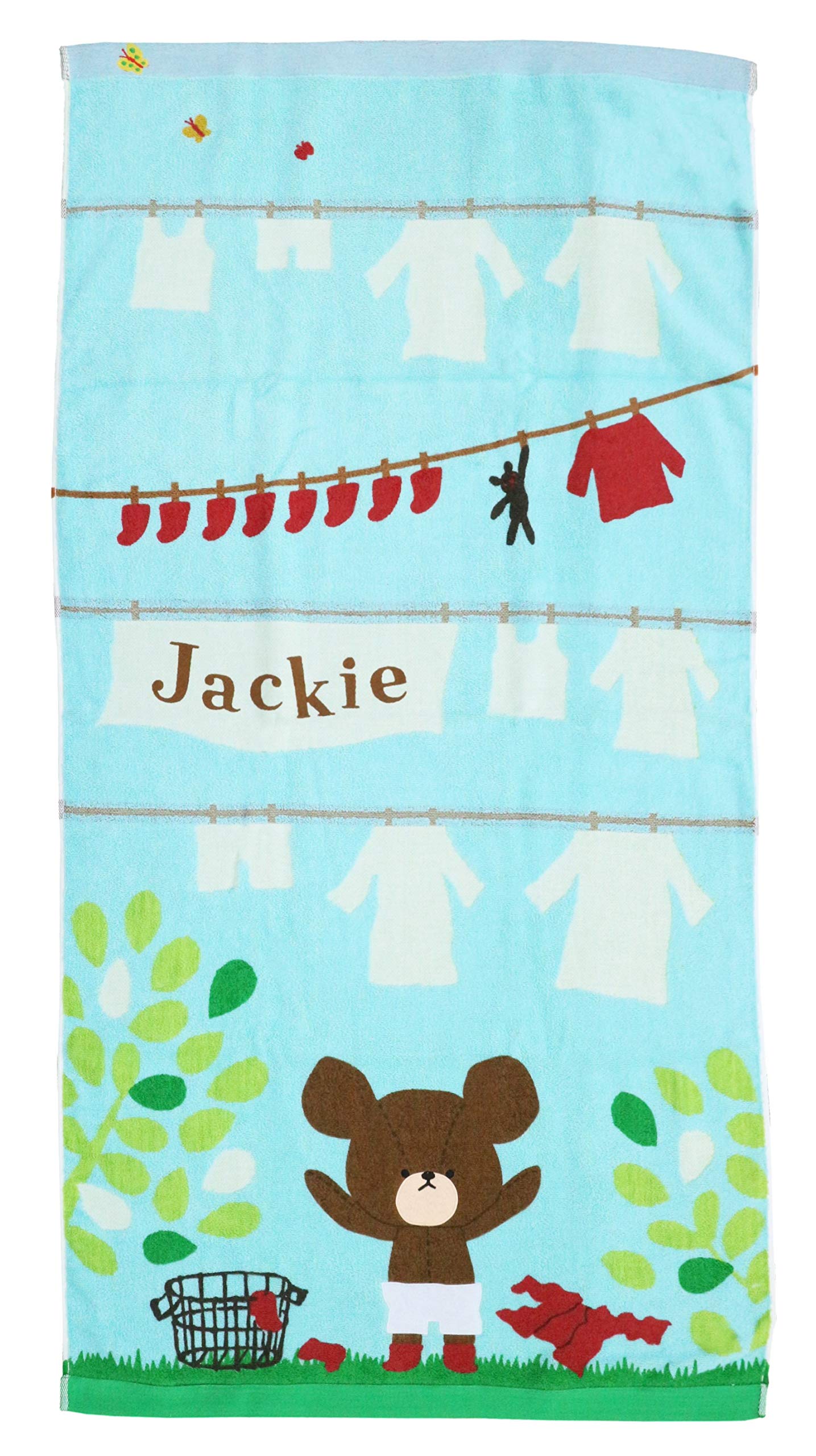 

Marushin Bath The 60 x 120 Laundry 4335006100 Towel, Bears School, cm, Bag, 100% Cotton,