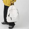 Schoolbag Schoolbag 1011 New Korean Version Ins Japanese Simple Boys Backpack Junior High School Student High School Student Solid Color Student Bag 
