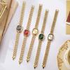 Niche Chain Watch Light Luxury Simple Female Student Personalized Design Small Gold Wrist Watch