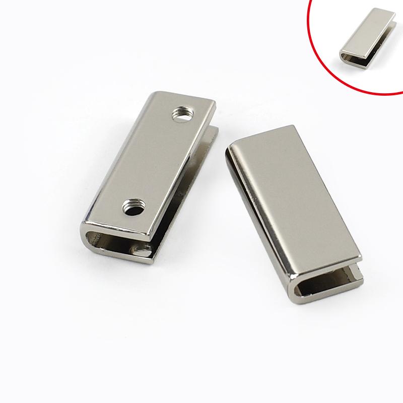 5Pcs 19/25/32/39/52mm Metal Buckles Corner Edges Protector Buckle with Screws Strap Cover Tail Clips Clasp Webbing End Stopper