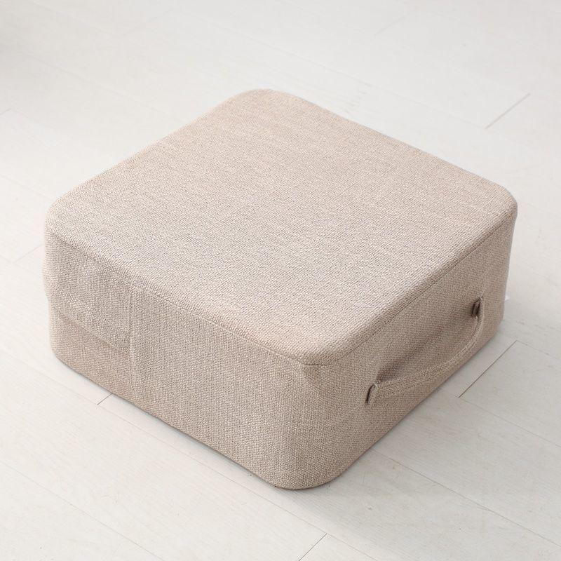 

Помаранчева пральна татамі подушка-мішок для підлоги для сидіння за кавовим столиком 38x38x20cm бежевий