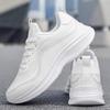 Herren Sommerschuhe - Leichte Mesh-Laufschuhe - Atmungsaktiv, Modisch, Dicke Sohle, Große Größen, Weiß