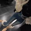 High Waist Plus Velvet Women's Winter 2024 Slim Fit Raw Edge Skinny Jeans