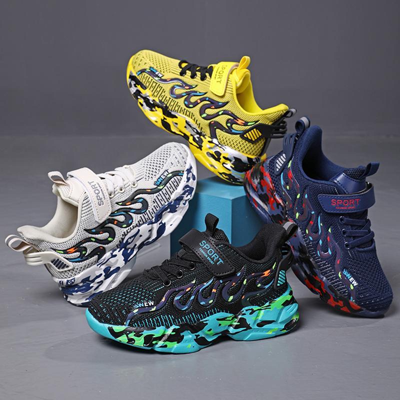 Spring Fall Kids New Shoes for Boys Girls Child Sneakers Casual Shoes Breathe Flats Running Boys Sports Shoes Teen Children's