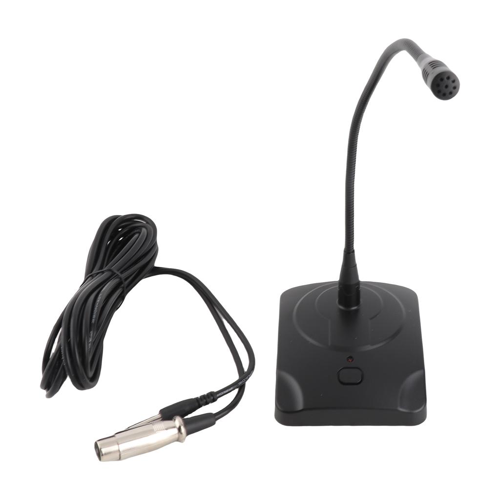 Computer Microphone Professioinal Wired Desktop Conference Microphone Adjustable Neck for PC Laptop