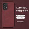 Sheepskin Leather Case For Samsung Galaxy A53 A33 A72 A03 A50 A20 A30 A31 A51 A71 A11 A22 A21S Luxury Shockproof Slim Soft Cover