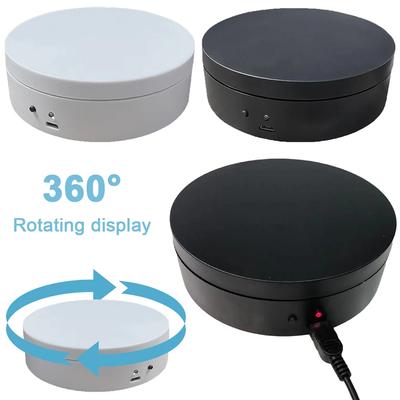360 Grad Elektrischer Drehbarer Produkt-Display-Drehteller 12 cm Fotografie Drehbarer Display-Ständer Für Videoaufnahmen Halter