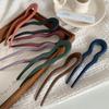 Hair Sticks Fork Hairpin Elegant Women Hair Clip Pins U Shape Girls Hairpins Hair Bun Maker Headwear Accessories