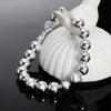 Electroplated Silver Bracelet - Classic Retro Buddhist Beads, 8MM, Hot-Selling Fashion Jewelry