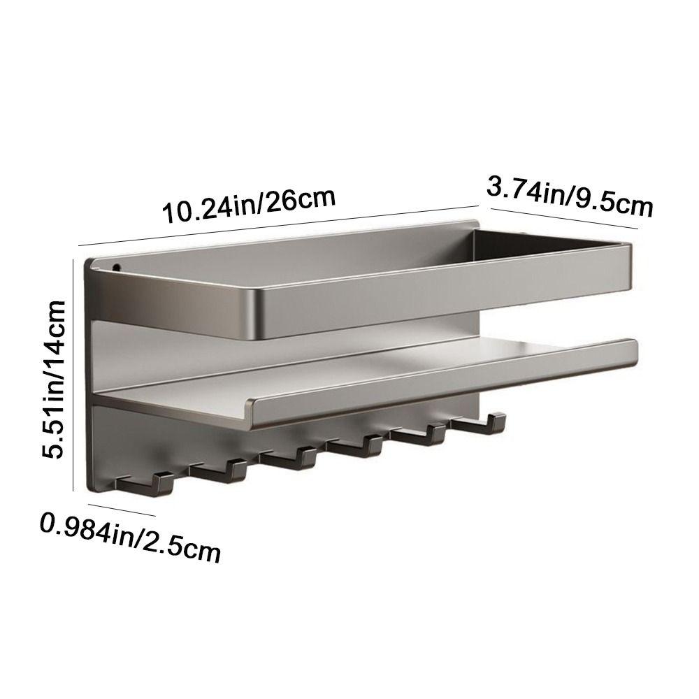 Punch Free Refrigerator Magnetic Shelf Wall Mounted Spice Rack  Washing Machine