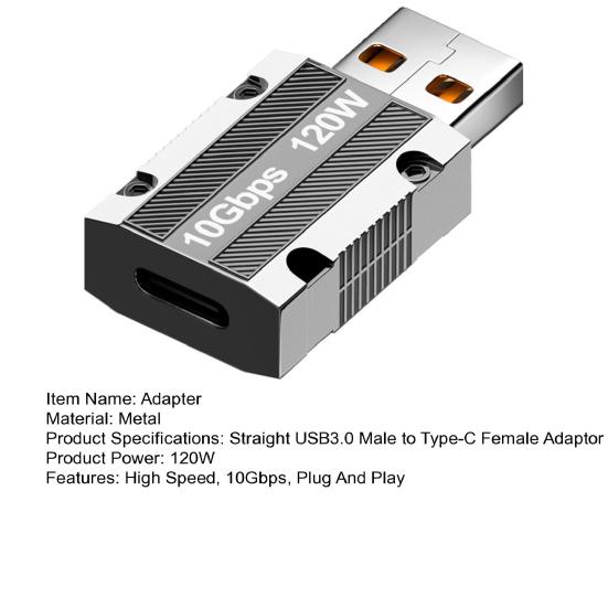 Otg Adapter 10Gbps High Male Fast Charging Female Mini Type-C Speed To Usb Port Adapter Converter