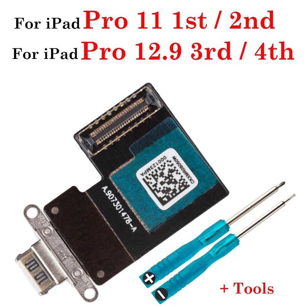 

Док-станция USB-разъем для передачи данных, разъем для зарядки, гибкий порт для iPad Pro 11, 12,9 дюйма, 1-й, 2-й, 3-й, 4-й A1934 A2068 A1876 A2233