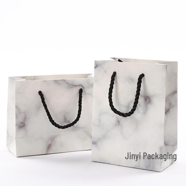 Multi-size Marble Pattern Jewelry Box and Packaging Bag for Necklaces, Rings, and Bracelets