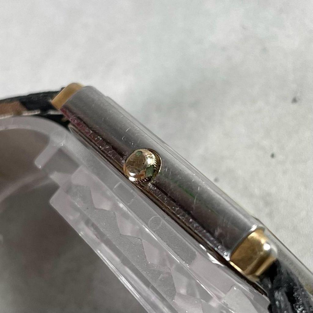 Used [In Operation] SEIKO TANK Seiko Tank Roman Combi Square